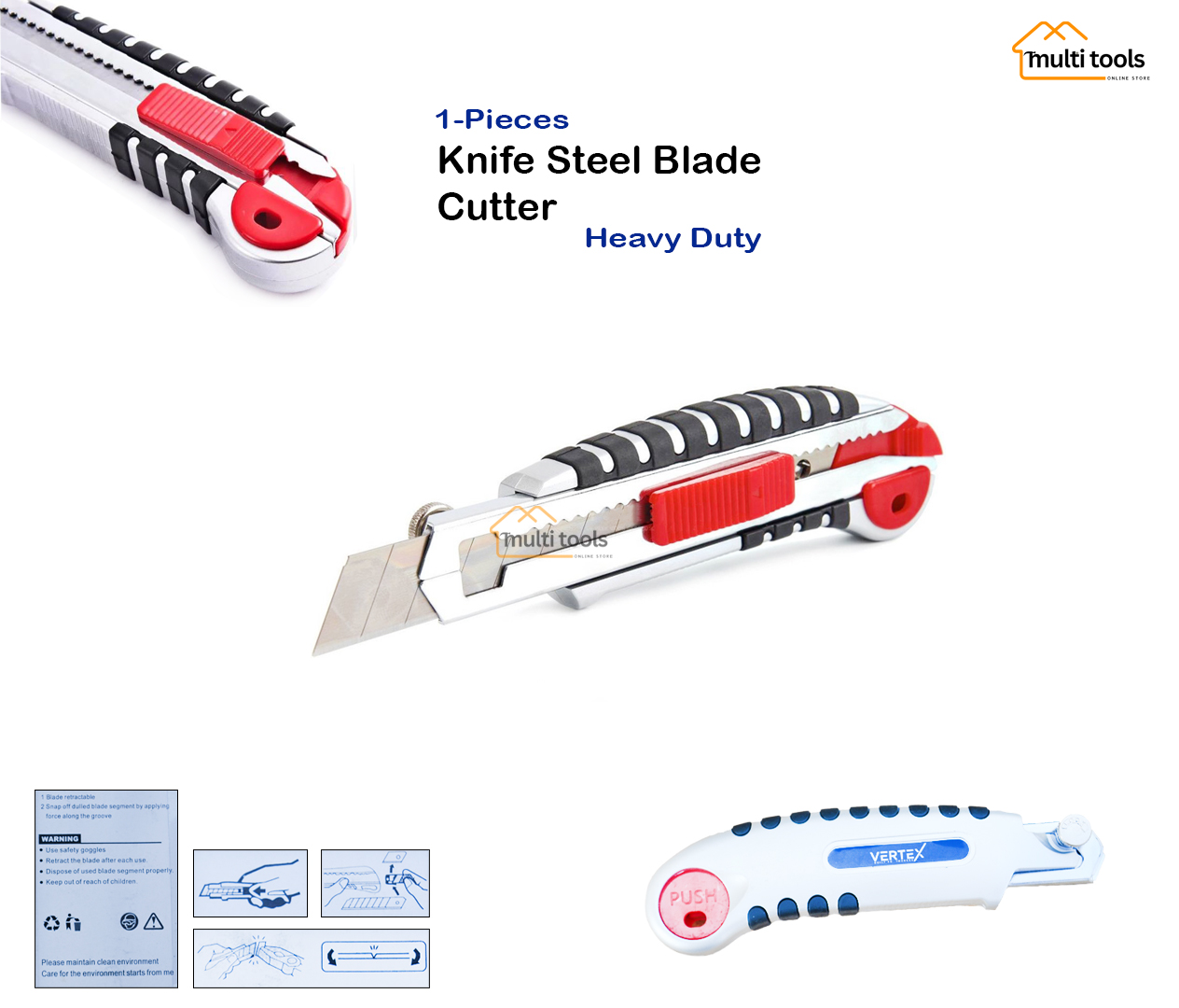 Heavy Duty Knife Steel Blade Cutter